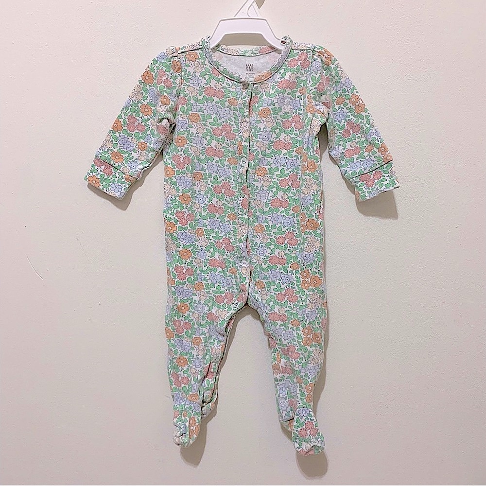 Baby GAP 🎀 Flower Sleeper🎀 baby clothes pajamas footsies